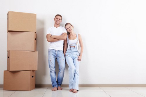 Small removals service in Chelsfield with moving boxes and compact van