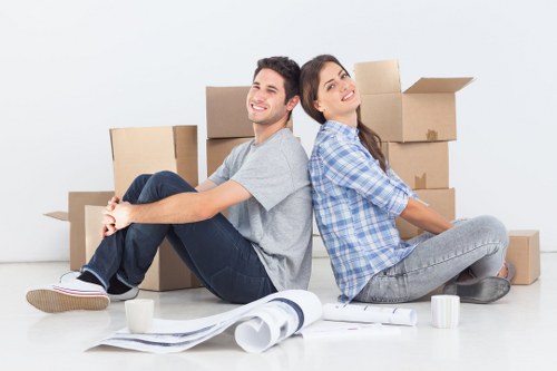 Packing household items for a Chelsfield house move