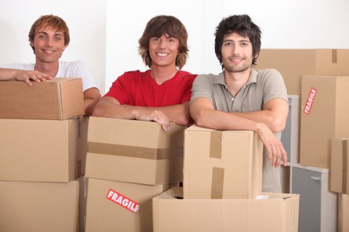 Professional moving van service in Chelsfield