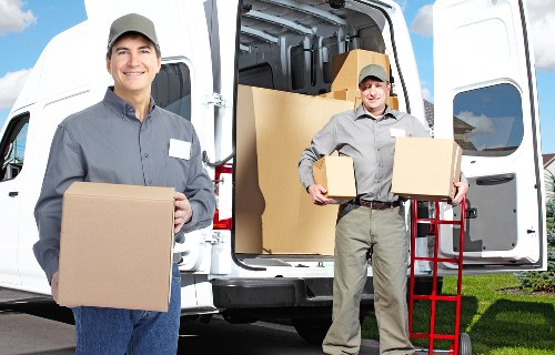 Preparing items for a man and van move in Chelsfield